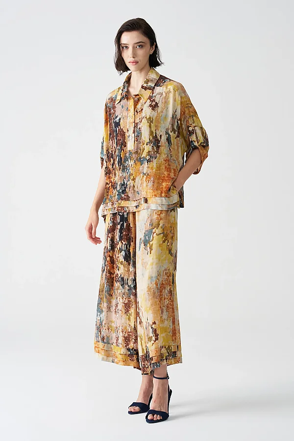 Batik Desenli Bluz - 2