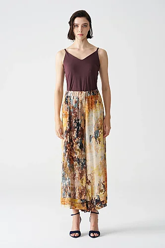 Batik Desenli Pantolon - 1