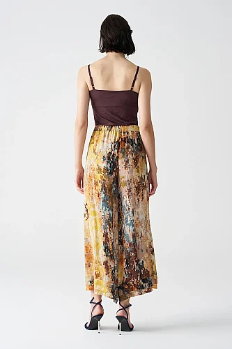 Batik Desenli Pantolon - 5