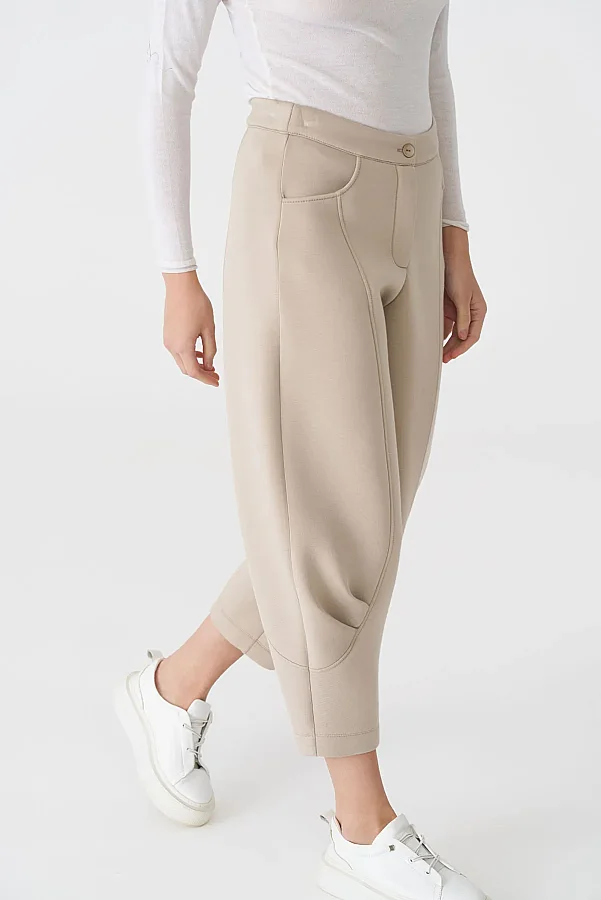 Bej Freya Pantolon - 3