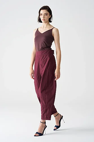 Bordo Iris Pantolon - 4