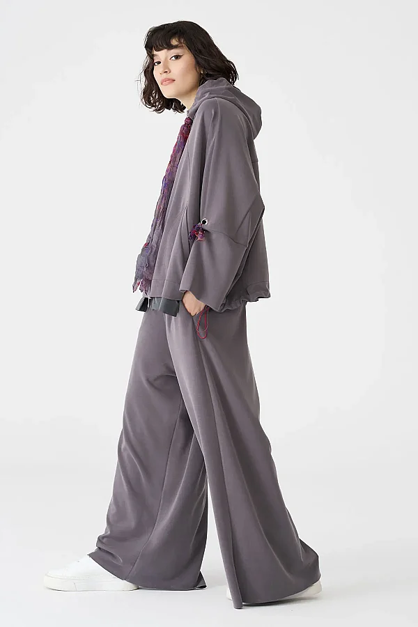Gri Colette Pantolon - 4