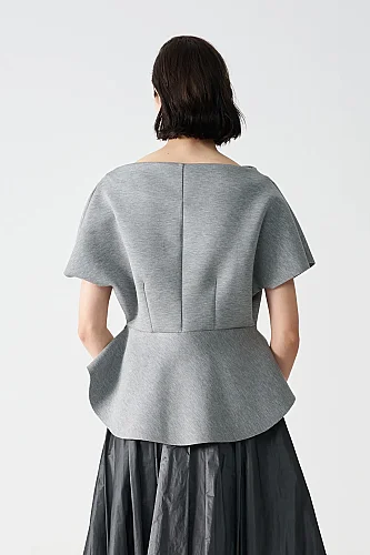 Gri Florence Bluz - 5