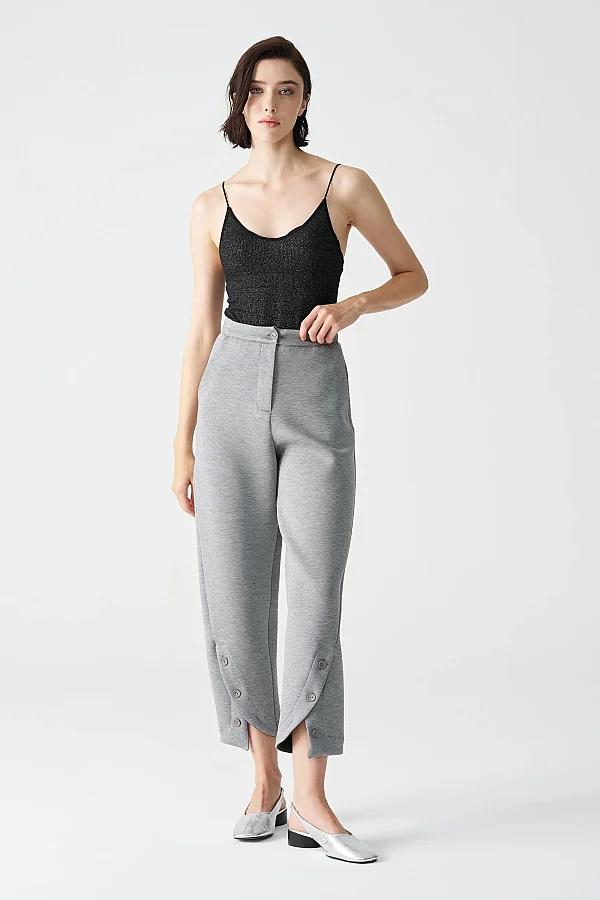 Gri Vigdis Pantolon - 3