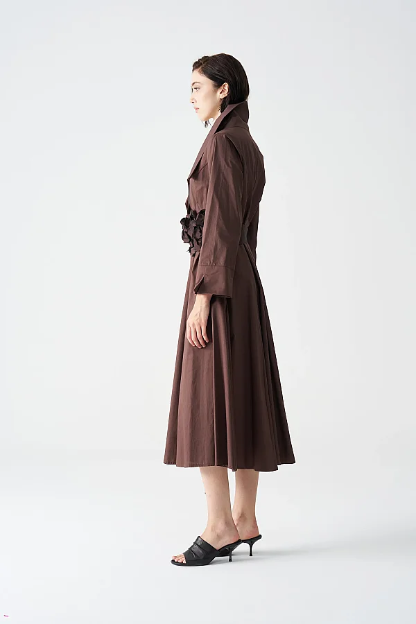 Kahverengi Candace Elbise - 3