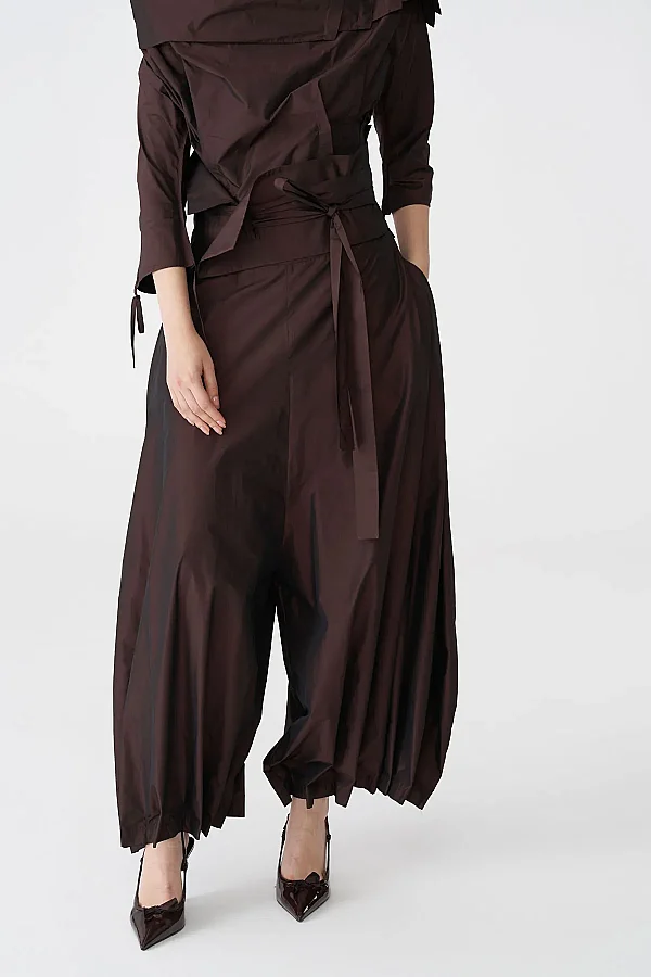 Kahverengi Ophelia Pantolon - 3