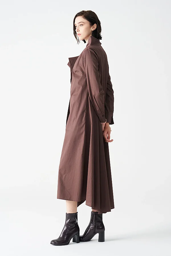 Kahverengi Zubayda Elbise - 3