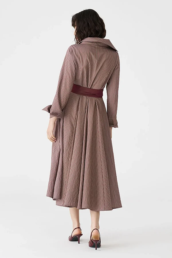 Kırmızı Brynja Elbise - 4