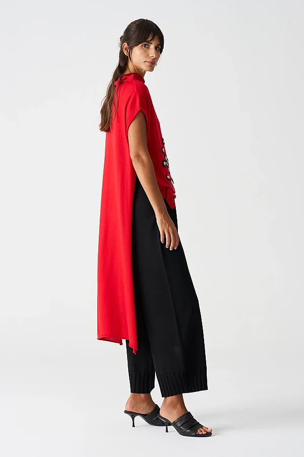 Kırmızı Triko Goodall Bluz - 3