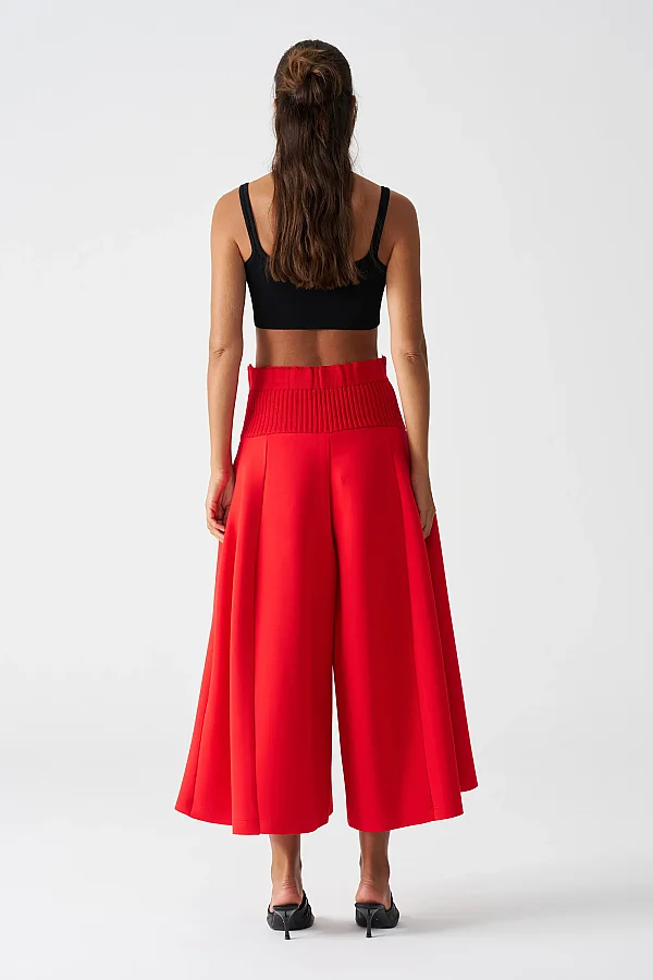 Kırmızı Ylva Pantolon - 5
