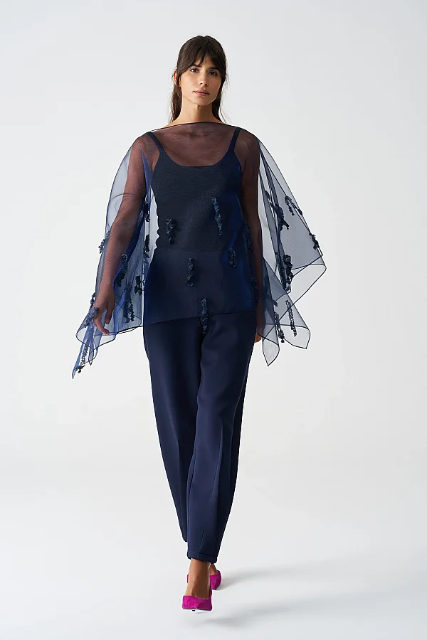 Lacivert Persephone Pantolon - BIZE (1)