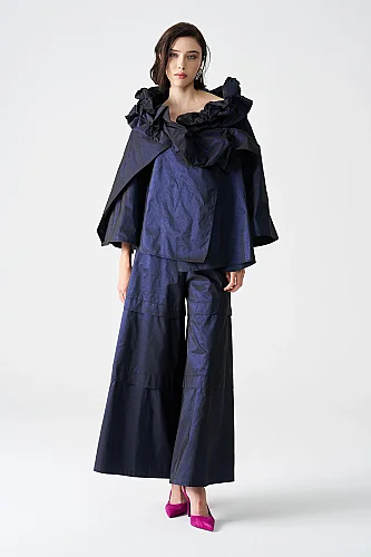 Lacivert Sontag Pantolon 