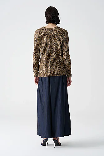 Sarı Triko Jacinda Kazak - 6