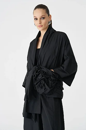 Siyah Iris Ceket - 1