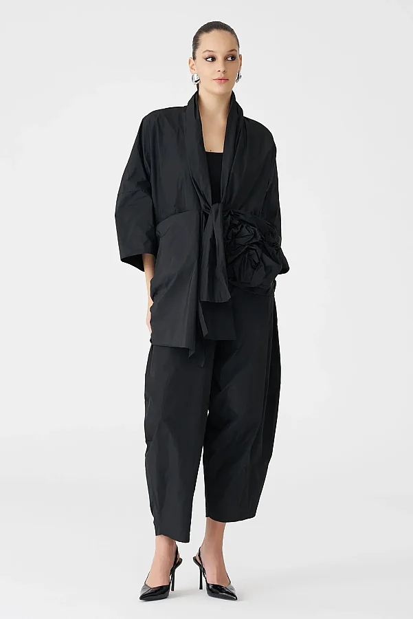 Siyah Iris Pantolon - 4