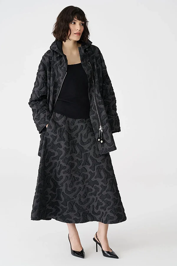 Siyah Leymah Ceket - 5
