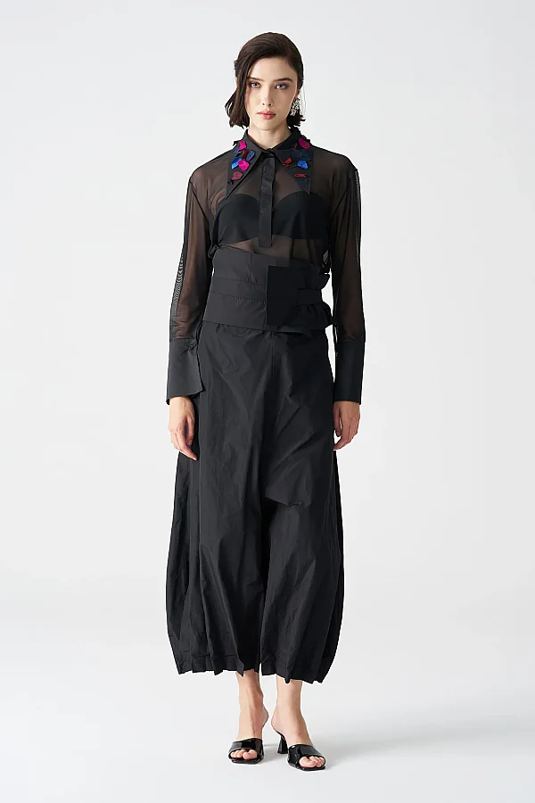 Siyah Ophelia Pantolon - BIZE (1)