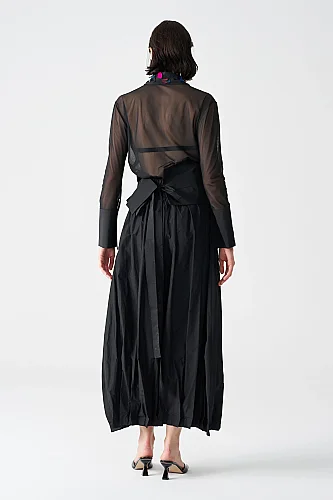 Siyah Ophelia Pantolon - 5