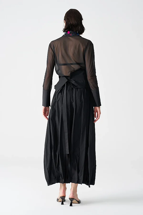 Siyah Ophelia Pantolon - 5