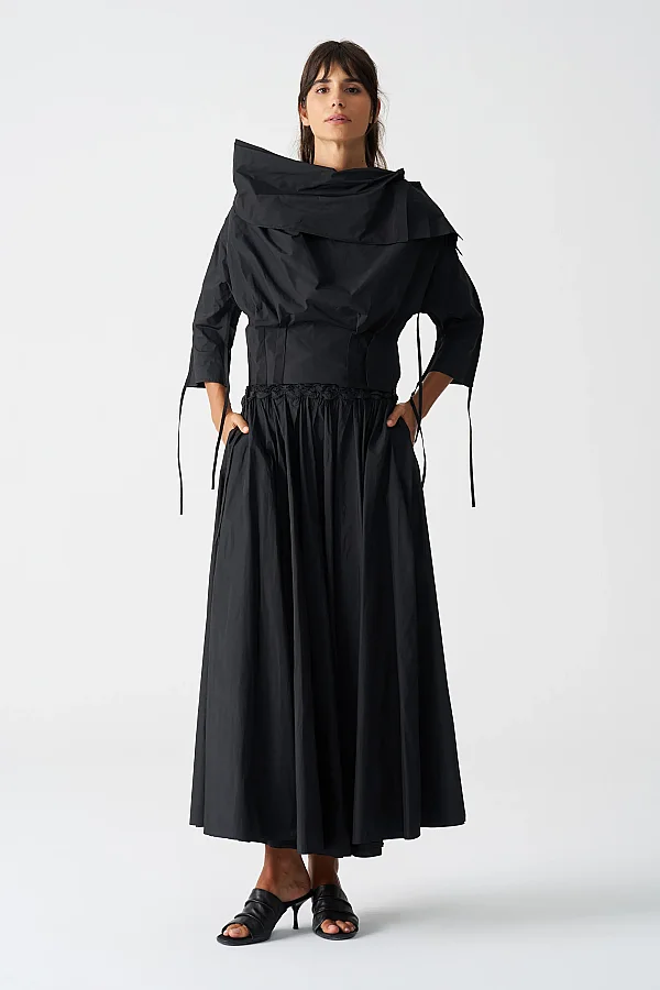 Siyah Saana Bluz - 2