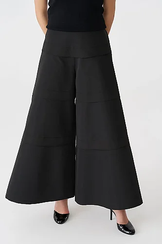Siyah Sontag Pantolon - 4