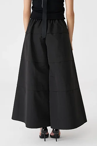 Siyah Sontag Pantolon - 5