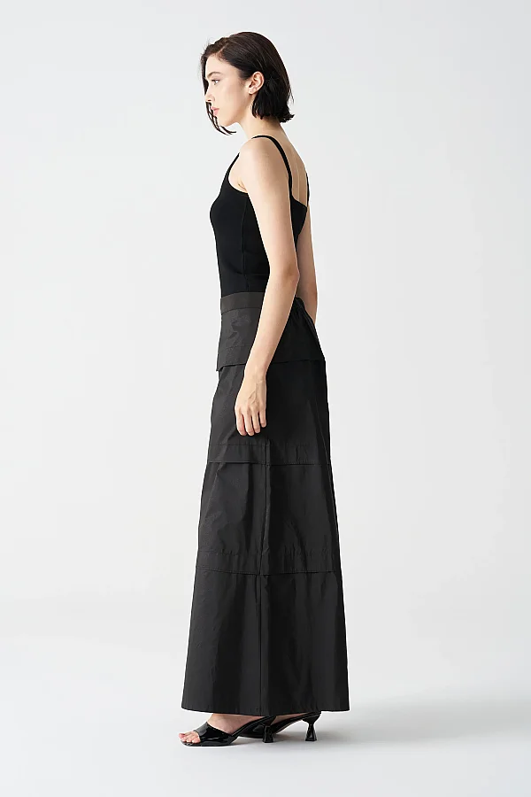 Siyah Sontag Pantolon - 7