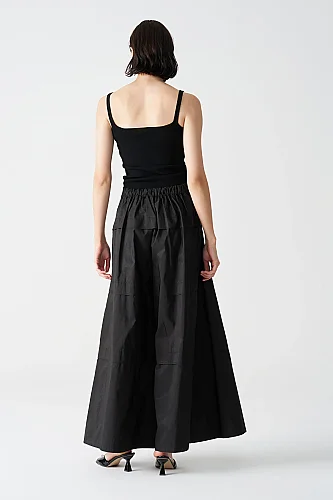 Siyah Sontag Pantolon - 9