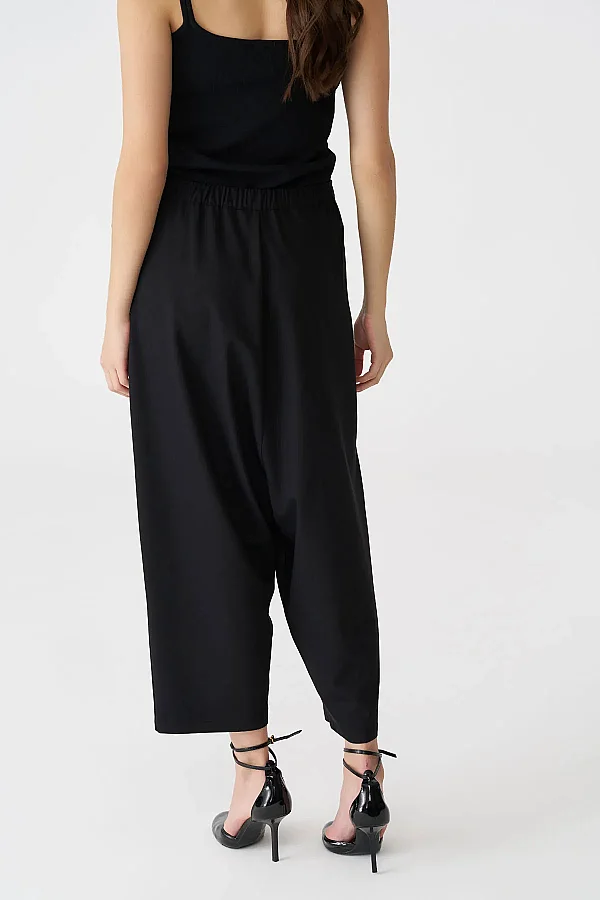 Siyah Tilda Pantolon - 4