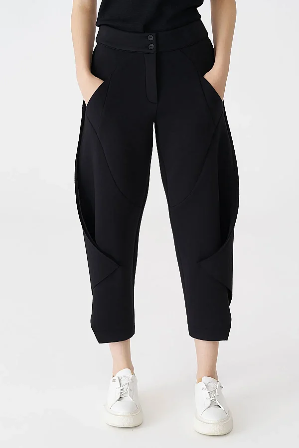 Siyah Tove Pantolon - 1