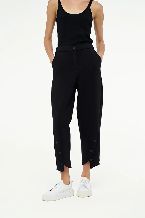Siyah Vigdis Pantolon - 1