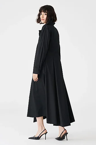 Siyah Zubayda Elbise - 4