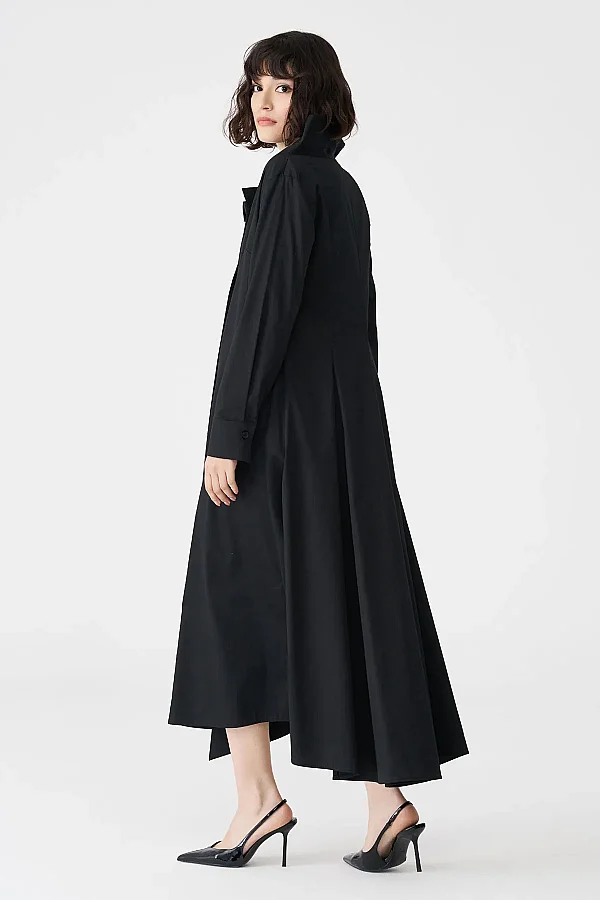 Siyah Zubayda Elbise - 4