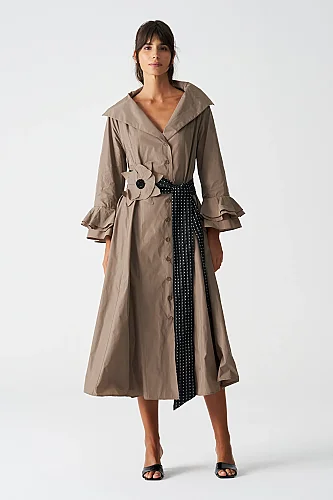 Taupe Elia Elbise - 1