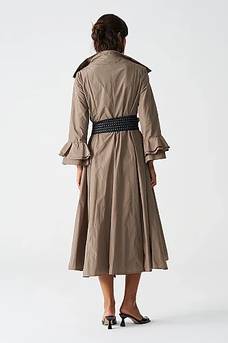 Taupe Elia Elbise - 6