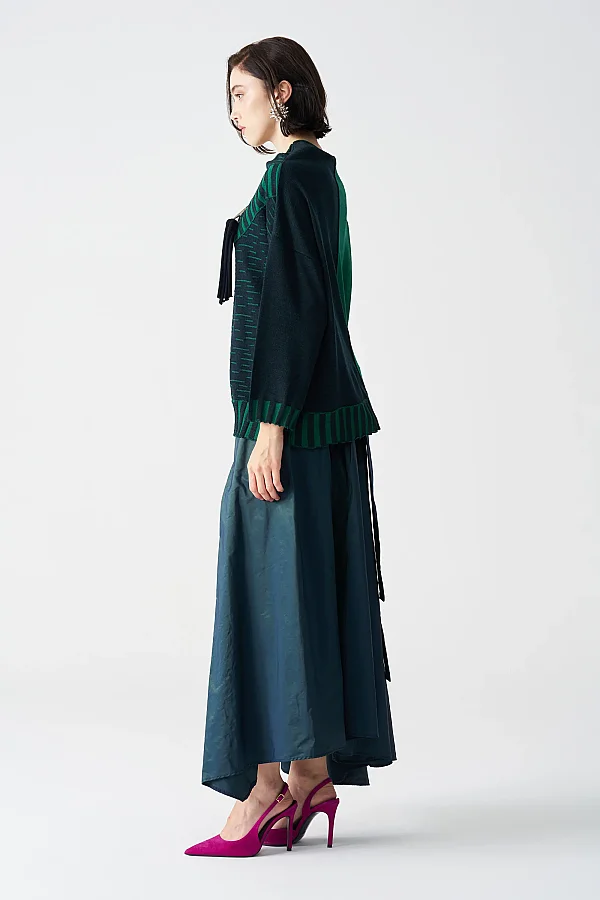Yeşil Triko Morrigan Bluz - 4